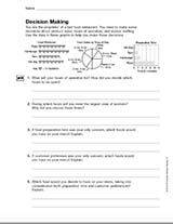 Charts and Graphs: Decision Making (Gr. 6)