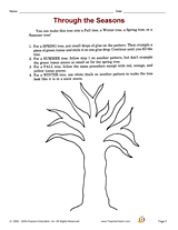 Through the Seasons Art Activity