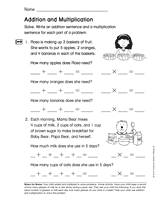 Addition and Multiplication (Gr. 2)