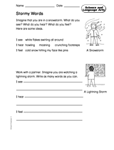 Science and Language Arts: Stormy Words