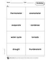Weather and Seasons: Vocabulary