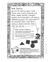 Family Activities: Make a Shape Sculpture
