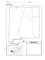Map of New Mexico