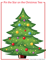 Pin the Star on the Christmas Tree